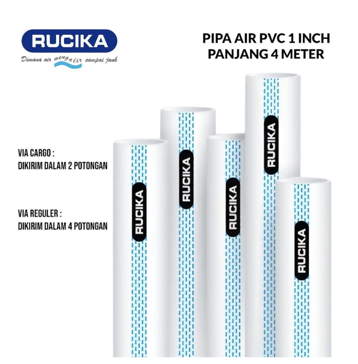 Rucika PVC AW 1 Inch – 4 Meter